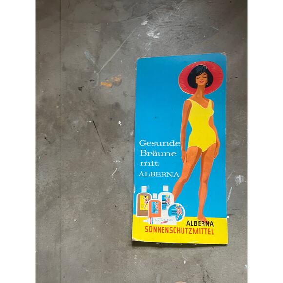 1960s retro sign, advertising, mod, retro, German, Berlin, beauty, bikini - Picture 11 of 13